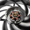 Montech Metallo 120 PWM, ventola di raffreddamento silenziosa ad alte prestazioni, 4 pin, 4.72 pollici, desktop-8