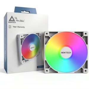 Ventola Montech RX 120 mm PWM 1600 RPM 3 in 1 con ARGB Lighting Design-0