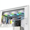 Ventola MONTECH Metal PRO 12 ARGB PWM 120mm Bianco 3 in 1-1