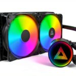 MONTECH Lightflow ARGB 240 Black Raffreddatore a liquido ultra-0