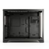 P480TB-T RGB ATX PC Case (4 x 12 cm Pirate Turbo ARGB ventilatore, gestione cavi, hub ventola a 10 porte, PWM, SYNC) Nero-3