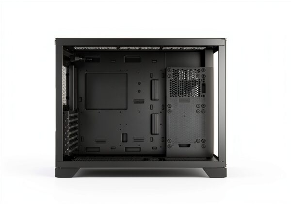 P480TB-T RGB ATX PC Case (4 x 12 cm Pirate Turbo ARGB ventilatore, gestione cavi, hub ventola a 10 porte, PWM, SYNC) Nero-3