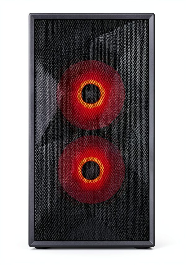 Tecware Forge M2 - Tower per PC da gaming compatto, nero, mATX Mesh ARGB-3
