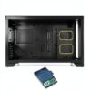 P480TB-T RGB ATX PC Case (4 x 12 cm Pirate Turbo ARGB ventilatore, gestione cavi, hub ventola a 10 porte, PWM, SYNC) Nero-5