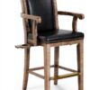 Hathaway - Sedia Montecito Spectator, in legno di driftwood-1