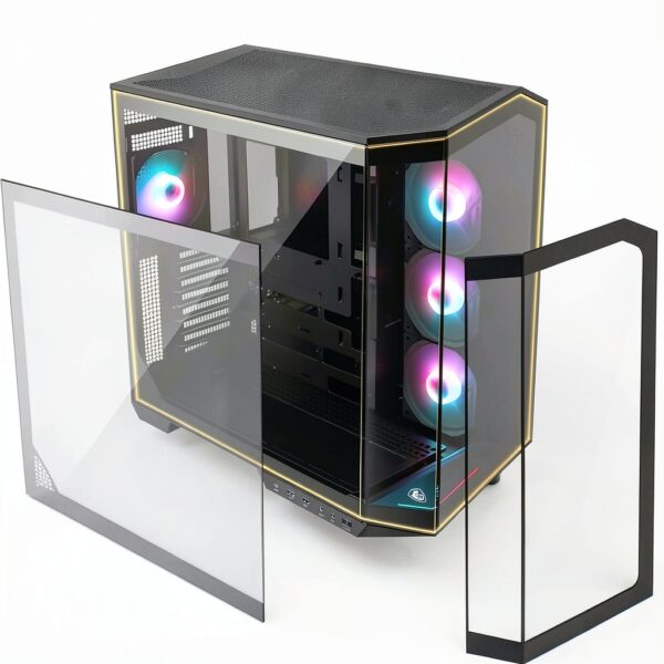 MSI Custodia PC da gioco MAG PANO 100R PZ con vetro temperato ARGB-4