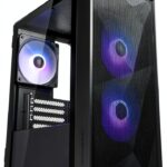 Tecware Forge M2 - Tower per PC da gaming compatto, nero, mATX Mesh ARGB-0