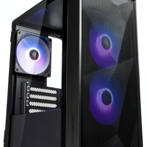 Tecware Forge M2 - Tower per PC da gaming compatto, nero, mATX Mesh ARGB-0