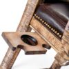 Hathaway - Sedia Montecito Spectator, in legno di driftwood-5