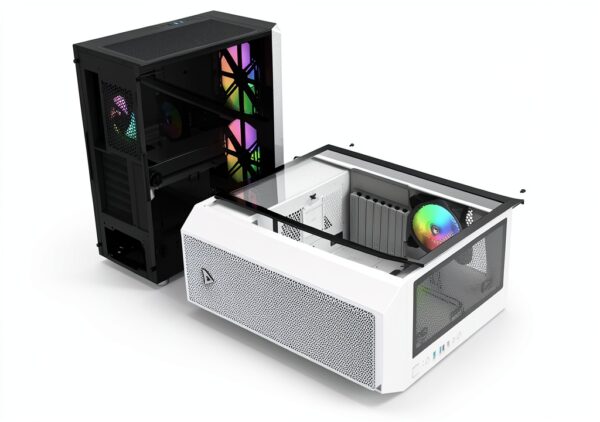 MONTECH AIR X Case Midi-Tower Nero con Vetro e ARGB-7