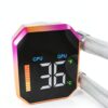 MONTECH HyperFlow Digital 240 - Raffreddatore a liquido CPU, 240 mm AIO con pompa da 3100 RPM, ventole ARGB E28 da 2 x 120 mm, display digitale in tempo reale, supporto Intel e AMD, colore: Bianco-1