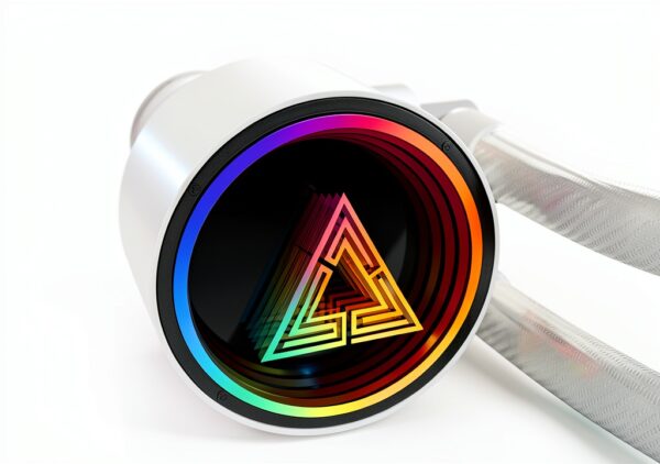 MONTECH LightFlow ARGB 360 CPU Cooler bianco 360 mm Infinity Mirror-1