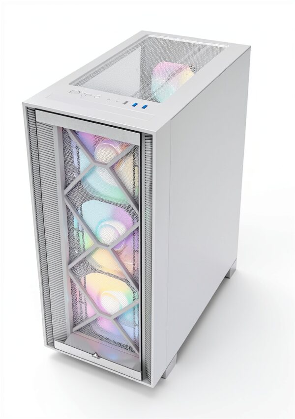 Montech AIR 1000 Premium, Midi-Tower, Tempered Glass - weiß-1