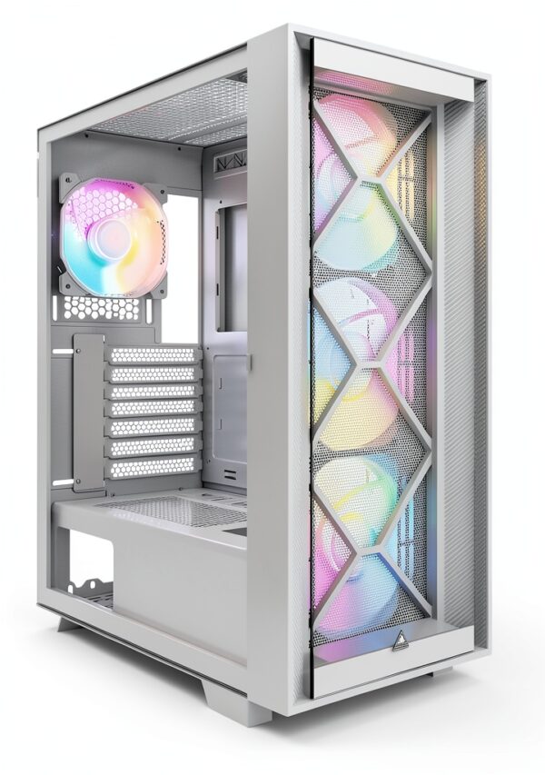 Montech AIR 1000 Premium, Midi-Tower, Tempered Glass - weiß-7