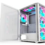 Montech X3 Glass Midi-Tower, DRGB, Tempered Glass -weiß-0