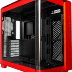 Montech KING 95 Midi-Tower, Tempered Glass, ARGB - rot-0