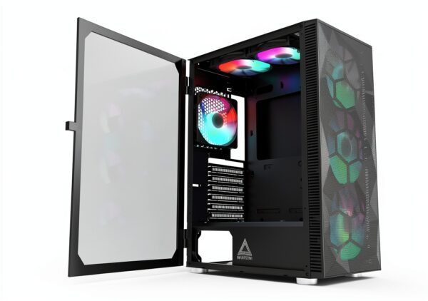 Montech X3 Mesh Midi-Tower, DRGB, Tempered Glass -schwarz-1