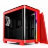 Montech KING 95 Midi-Tower, Tempered Glass, ARGB - rot-1
