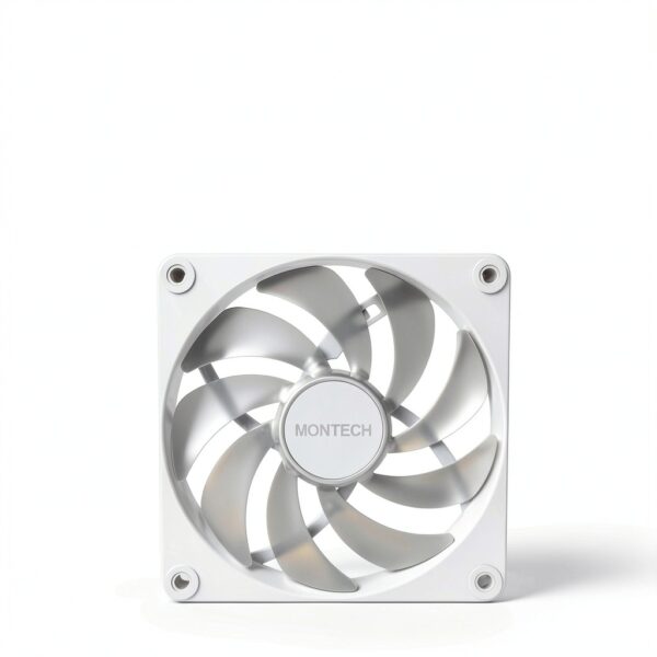 Ventola 120 mm MONTECH GF120 V2 ARGB bianca – minimalista, silenziosa-2