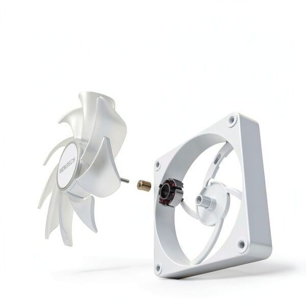 Ventola 120 mm MONTECH GF120 V2 ARGB bianca – minimalista, silenziosa-3