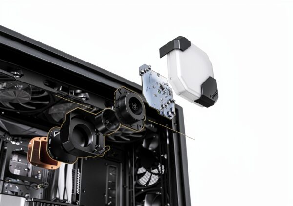 Kit Watercooling AIO Montech HyperFlow RGB - 240mm (Noir)-2