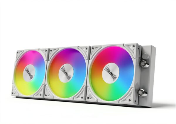 Kit Watercooling AIO Montech HyperFlow RGB - 360mm (Blanc)-4