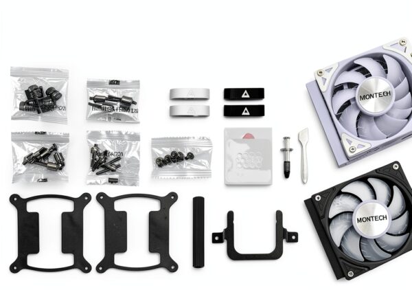 Kit Watercooling AIO Montech HyperFlow RGB - 240mm (Noir)-4
