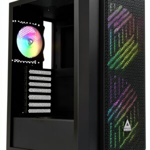 MONTECH AIR X Case Midi-Tower Nero con Vetro e ARGB-0
