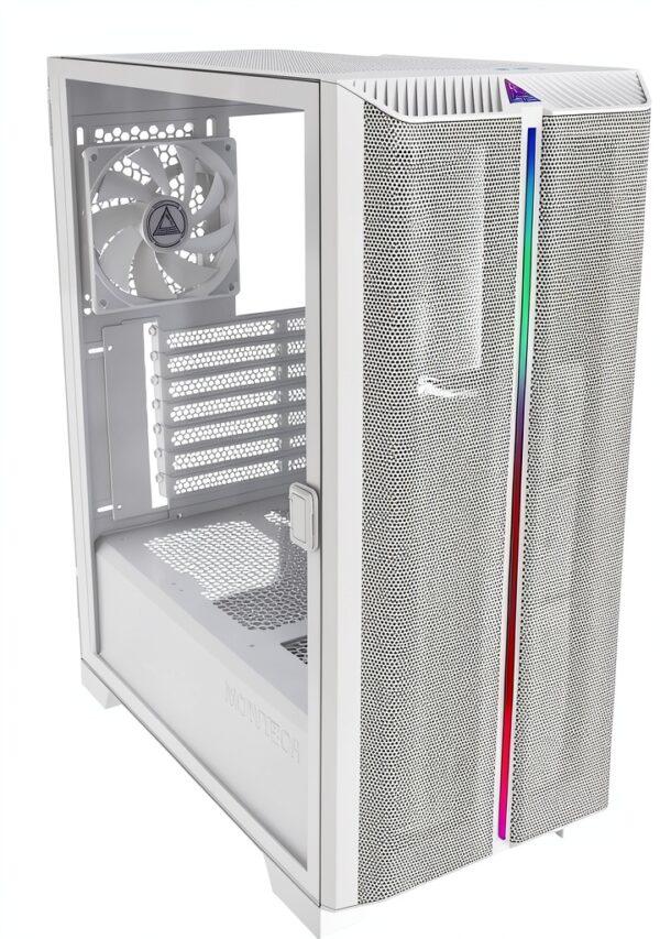 Montech Sky One Lite, Midi-Tower, Tempered Glass - Weiß-1