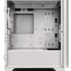 Montech AIR 100 LITE Micro ATX－2ｘVentole silenziose da 120 mm Preinstallate－Design ultra minimale－Pannello frontale in rete－Flusso d'aria elevato－Pannello laterale con porta aperta－Antipolvere, Bianco-3