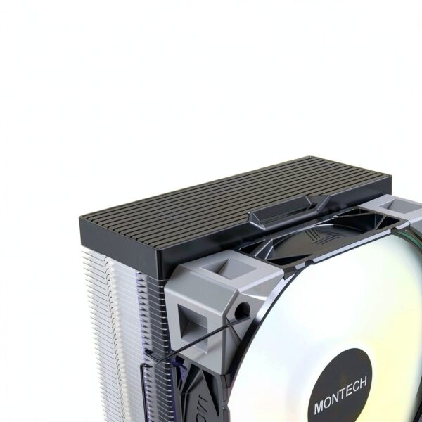 Montech NX400 Black CPU-K?hler, ARGB - 120mm, schwarz-6