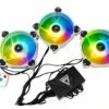Ventola RGB Montech Z3 PRO 120mm, 3 pezzi con controller ARGB bianco-5