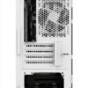 Montech AIR 100 LITE Micro ATX－2ｘVentole silenziose da 120 mm Preinstallate－Design ultra minimale－Pannello frontale in rete－Flusso d'aria elevato－Pannello laterale con porta aperta－Antipolvere, Bianco-5