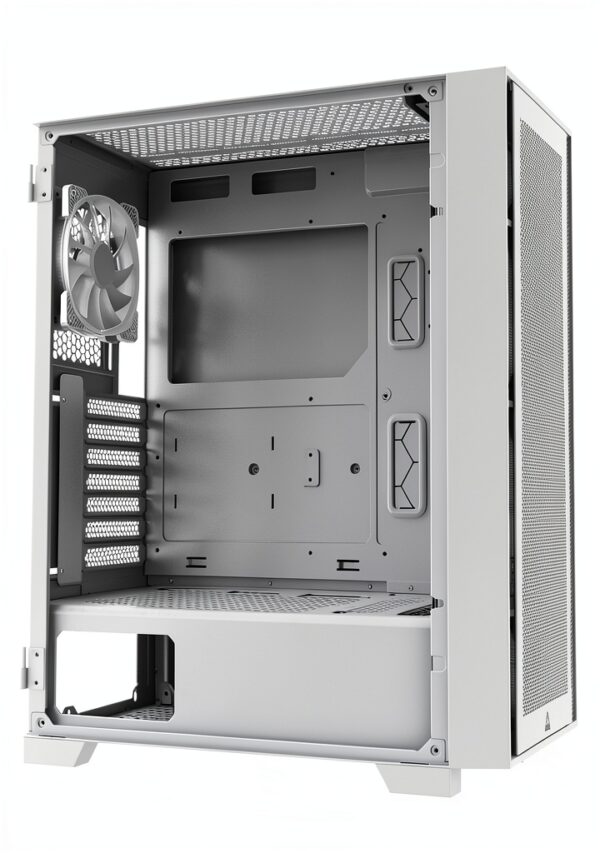 Boitier ATX Montech Air 1000 Lite con pannello vetro Bianco-2