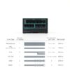 MONTECH CENTURY II - Alimentatore da gioco ATX di fascia alta da 1050 W, 80 Plus Gold & Cybenetics Platinum, completamente modulare, ATX 3.1 e PCIe 5.1, con cavo 12 V-2 x 6-5