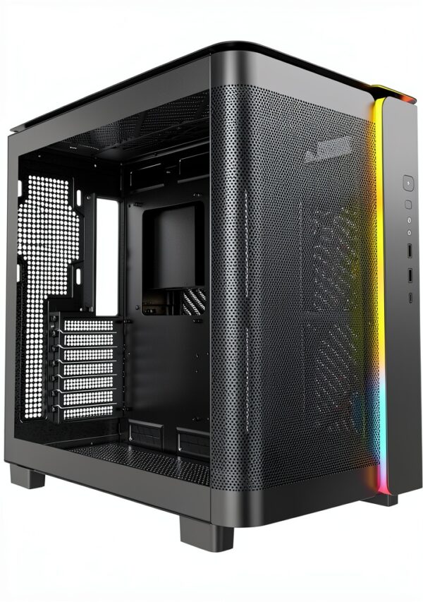 Montech KING 95 Midi-Tower con Vetro Temperato e Illuminazione RGB --6