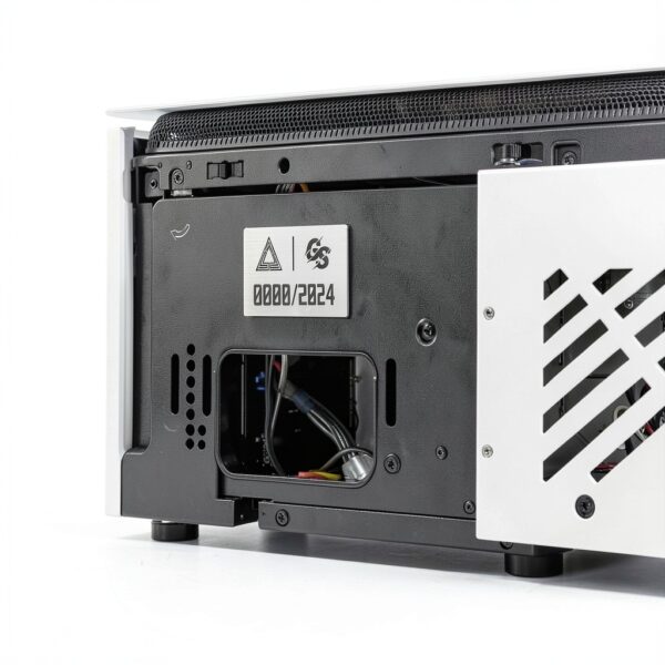 MONTECH X Gear Seeker, King 95 Ultra Dual-Chamber ATX Gaming Case, High-Airflow, Pannello I/O in alluminio, robusto vetro frontale curvo temperato, sei ventole ARGB preinstallate, grigio siderale-3