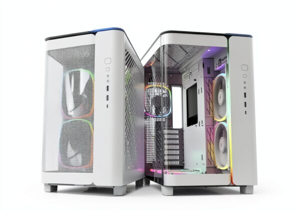 Montech KING 95 PRO Midi-Tower con vetro temperato e ARGB bianco-4