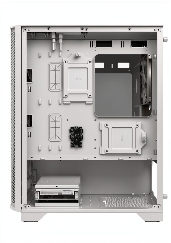 Montech Air 100 ARGB Mini-Tower Bianco con Vetro Temperato-2