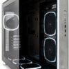 MONTECH X Gear Seeker, King 95 Ultra Dual-Chamber ATX Gaming Case, High-Airflow, Pannello I/O in alluminio, robusto vetro frontale curvo temperato, sei ventole ARGB preinstallate, grigio siderale-0