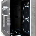 MONTECH X Gear Seeker, King 95 Ultra Dual-Chamber ATX Gaming Case, High-Airflow, Pannello I/O in alluminio, robusto vetro frontale curvo temperato, sei ventole ARGB preinstallate, grigio siderale-0