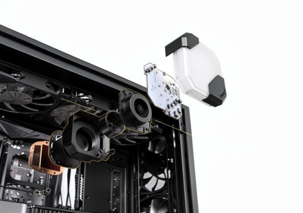 Kit Watercooling AIO Montech HyperFlow RGB - 360mm (Noir)-3