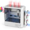 Montech X5 PC-Geh?use, Midi-Tower, E-ATX, ARGB, Tempered Glass - wei?-3