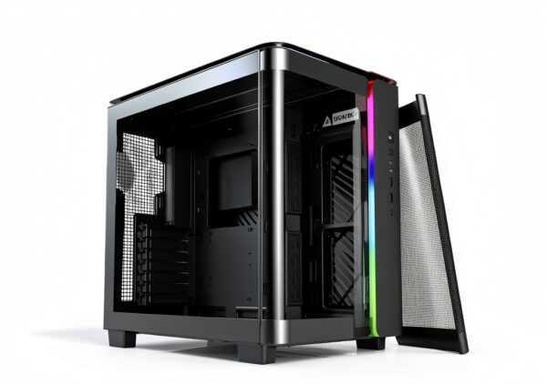 Montech KING 95 Midi-Tower con Vetro Temperato e Illuminazione RGB --1