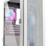 Montech Air 100 ARGB Mini-Tower Bianco con Vetro Temperato-0
